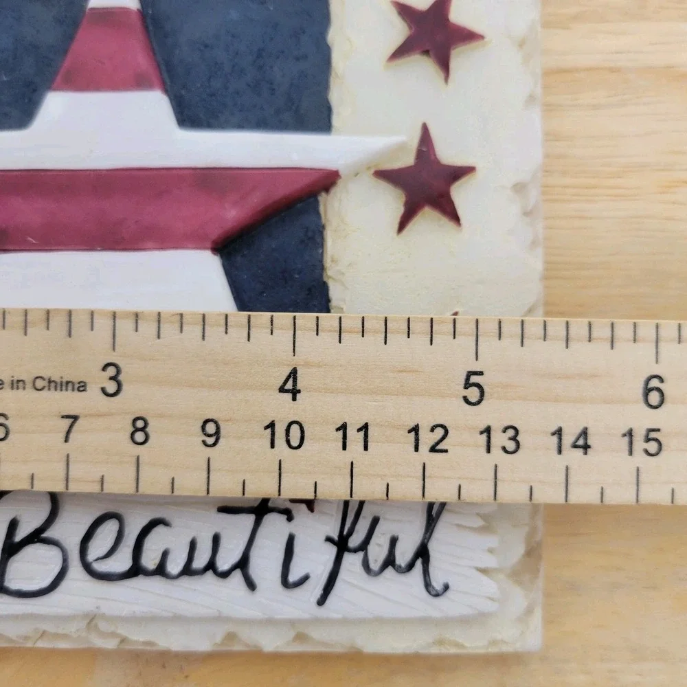 Vintage Americana 3D Plaque 
